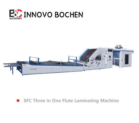 Alta velocidad Lito Laminador Inteligente Cinco Ply Tres en Uno Flaute Servo máquina de laminación