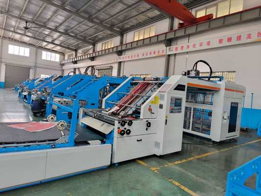Máquina laminadora automática de flauta de alta precisión con gran tamaño de papel (170*170cm) y múltiples opciones de potencia (22kw-30kw)