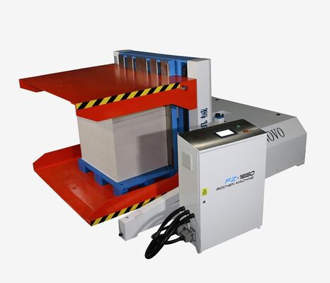 Tamaño mínimo de la hoja 400X380mm Laminador de papel de flauta automática soporta tamaño máximo de papel 1500X1500mm o 1700X1700mm y máquina de laminado