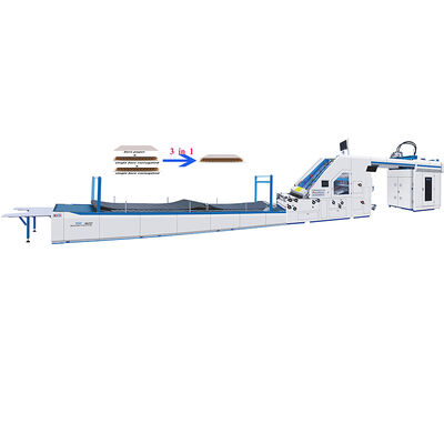 SFH1500 Nuevo Estilo Servo Automático Tres en Uno para Flauta de 5 Capas Máquina Laminadora para Cajas de Cartón Corrugado
