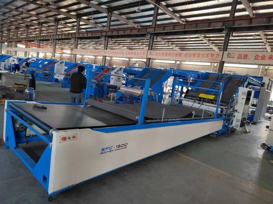 Detección automática, servocorrección uno, ajuste con clic, máquina laminadora corrugada