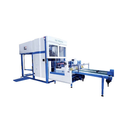 DS Máquina automática de acoplamiento de pilas dobles Flip Flop Accesorio con laminador de flauta