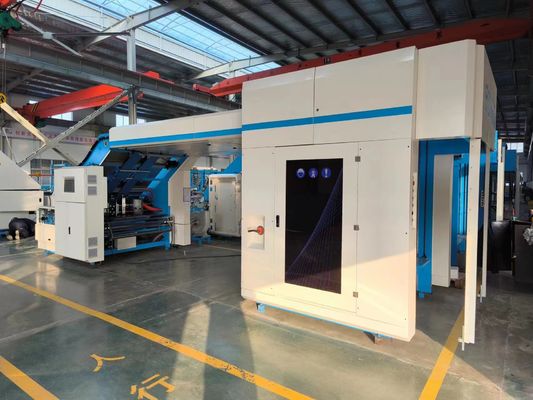 Máquina de laminado corrugado de alta velocidad GFS para cartón con sistema de alimentación superpuesto