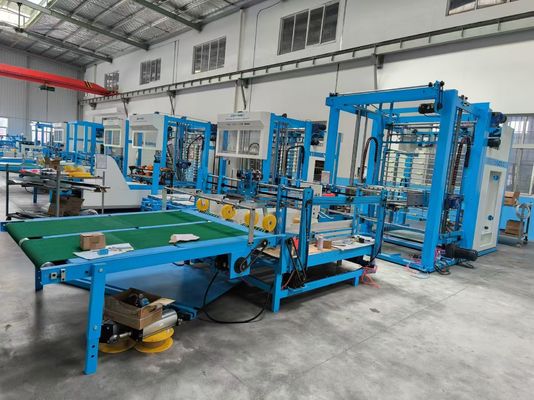 Estacionamiento totalmente automatizado con máquina de apilamiento automático para la producción de cartón corrugado de alta velocidad