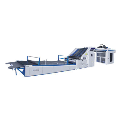 GFS-1500/GFS-1700/GFS-1900 Máquina de laminación de cartón de alta velocidad con alimentación de borde de plomo y alineador de láminas superior