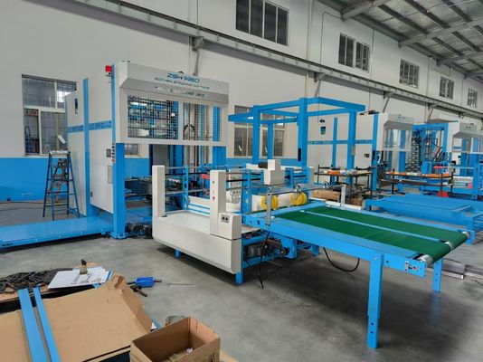 Sistema avanzado de apilamiento y laminación de flauta con máquina de apilamiento automático para la producción de cartón corrugado