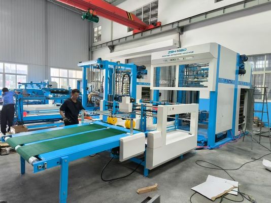 Sistema avanzado de apilamiento y laminación de flauta con máquina de apilamiento automático para la producción de cartón corrugado