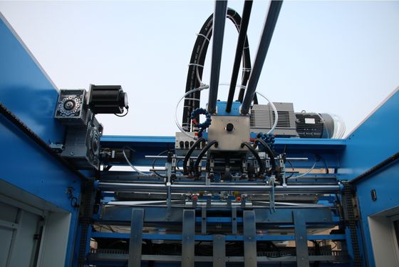 Superposición de alimentación y control servo Máquina laminadora de flauta de alta velocidad para tablero corrugado curvado con tecnología avanzada