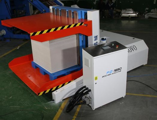 Máquina de transformación de pilas de alto rendimiento para la eliminación del polvo y la alineación del aire en la industria de impresión y envasado