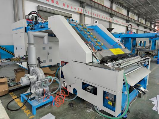 Máquina laminadora de flauta de alta velocidad con tecnología de corrección servo automática GFS1500 para laminación de cartón corrugado