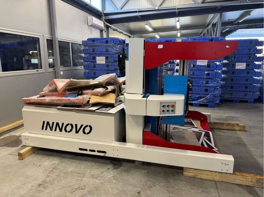 Máquina volteadora de pilas para la eliminación de polvo y alineación de aire en impresión y embalaje para una excelente eficiencia
