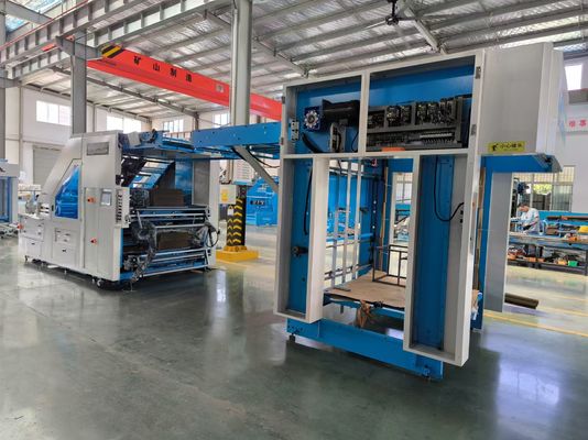 Máquina laminadora de flauta de 5 capas de hoja a hoja con control servo para laminación de papel corrugado y producción de productos laminados multicapa
