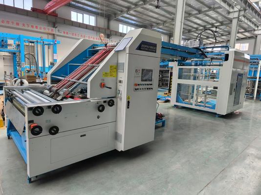 Sistema de energía eléctrica Máquina laminadora automática de flauta diseñada para el espesor de papel superior de 150 a 800 gramos y tamaño mínimo de la hoja 400X380mm