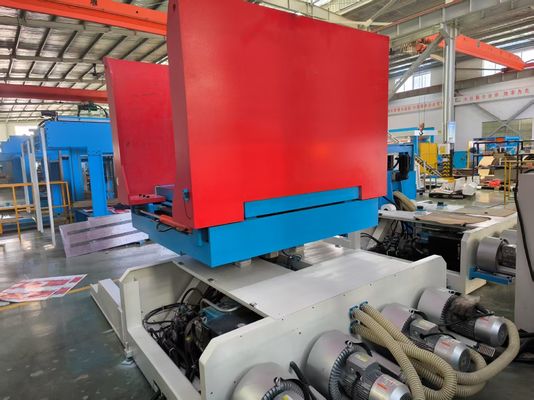 Máquina volteadora de pilas avanzada para eliminación de polvo y alineación del aire que mejora el rendimiento de la línea de embalaje y la impresión en la industria gráfica