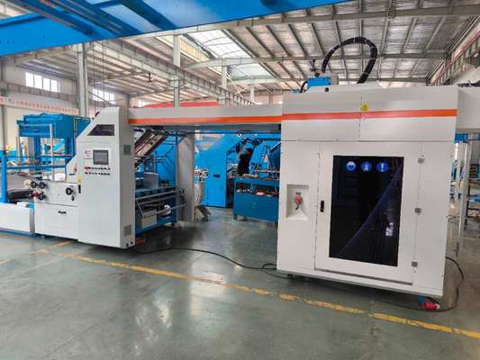 Sistema de energía eléctrica Máquina laminadora automática de flauta diseñada para el espesor de papel superior de 150 a 800 gramos y tamaño mínimo de la hoja 400X380mm