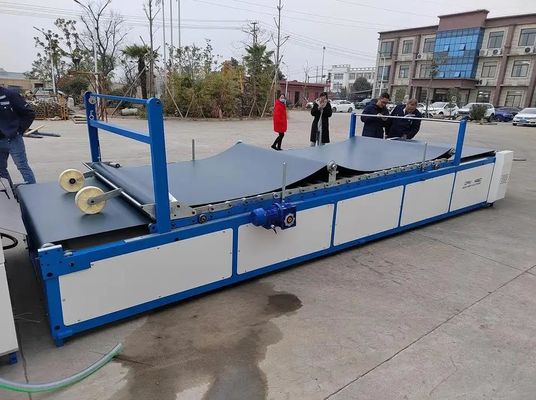 flauta de la máquina de la cartulina de 2200x2200m m que lamina para la fabricación de cajas