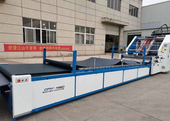 laminador automático de la flauta 120-800gsm para el tipo acanalado cartón del motor servo de la caja