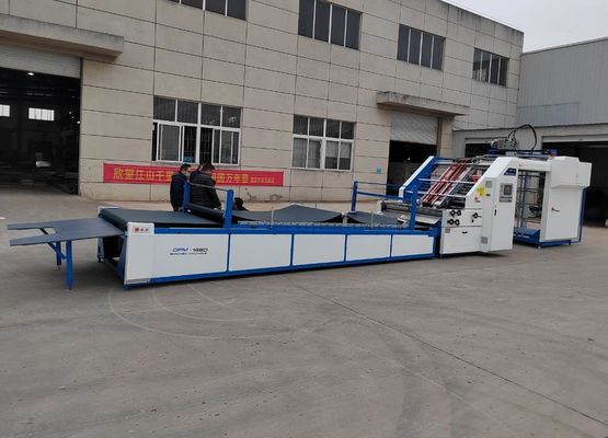Papel de cartón corrugado automático de alta velocidad de la cartulina 22kw de la máquina 1450m m 1650m m de la laminación de la flauta