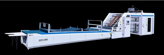 Cartón de papel acanalado automático de alta velocidad de la máquina que lamina de hoja a hoja