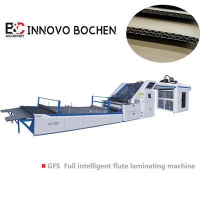 Máquina de laminación de hoja de cartón corrugado automática completa para la fabricación de cajas de cartón