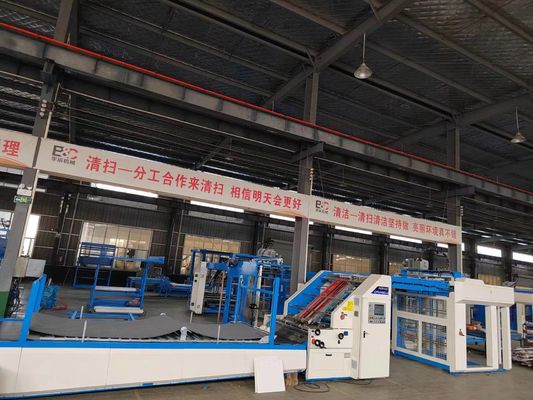 ZGFM Serie 1500 mm máquina de laminado de flauta automática hoja a hoja para cartón corrugado