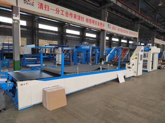 Máquina automática de laminado de flautas de cartón corrugado ZGFM1500 de alta velocidad