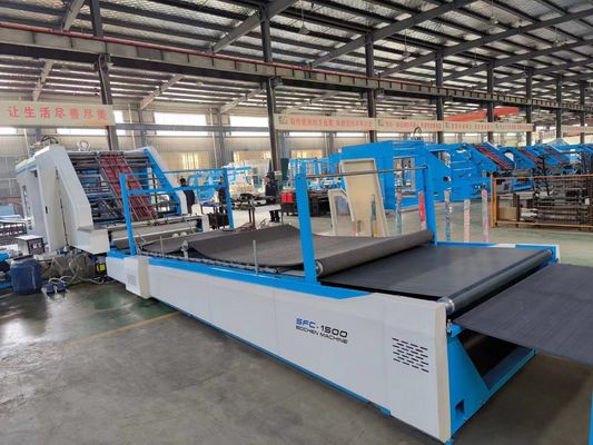 Máquina de laminado de papel servo 3 en uno 5 pli Automático de alta velocidad corrugado