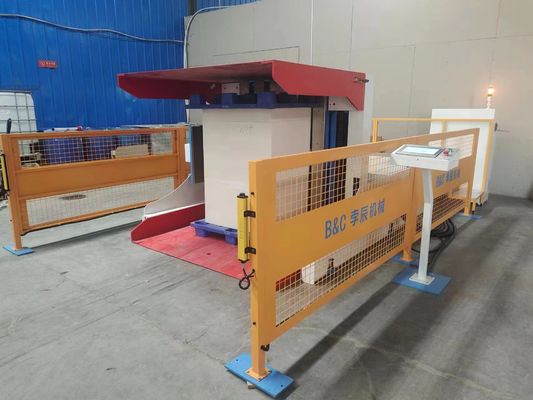 3min / round aireación de palets automática de papel de eliminación de polvo alineamiento de la pila máquina de giro