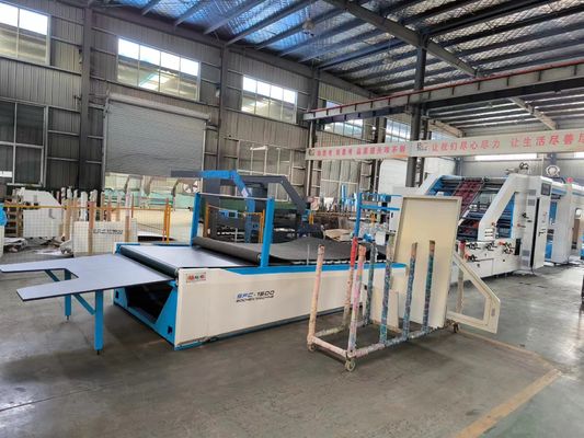 Máquina de laminado de papel corrugado Sfc de hoja a hoja Servo 5 Ly 150m/min Alta velocidad