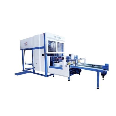 Alta eficiencia automática de doble paletización de papel voltear pila Turner máquina de apilamiento para cartón corrugado