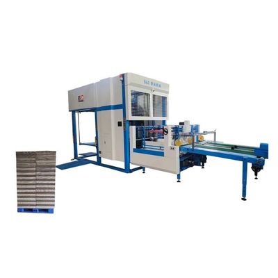 Máquina de laminación de papel automática de caja de dibujos animados con flip flop para paletizar