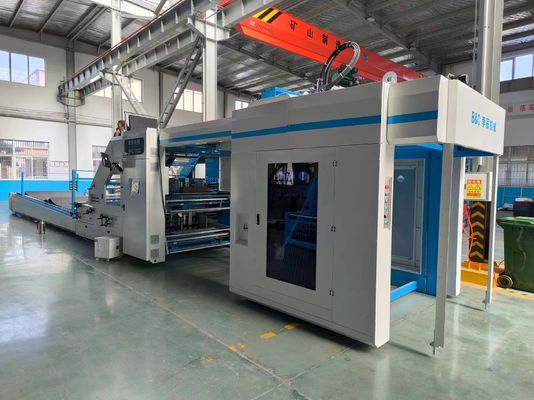 Máquina avanzada de laminado de hoja a hoja para papel corrugado con corrección automática y control servo a 160 m/min