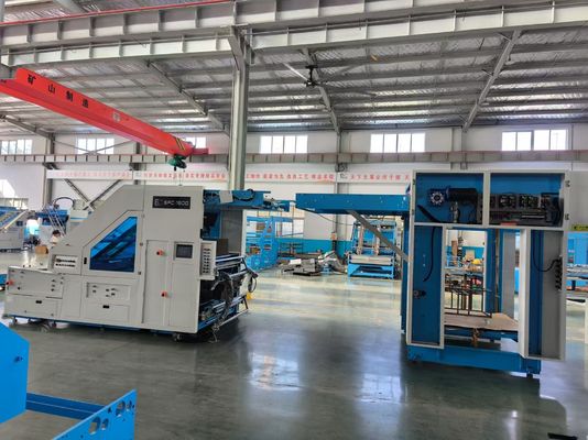 Máquina de servo-laminado de hoja a hoja de alta velocidad para papel corrugado con corrección automática y tecnología de control de servo