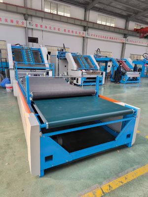 Máquina laminadora de flauta de alta velocidad con tecnología de corrección servo automática GFS1500 para laminación de cartón corrugado