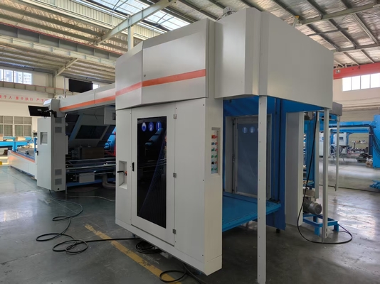 Máquina laminadora de flauta de alta velocidad con rodillo anilox grande de acero inoxidable GFS1500 para laminación de cartón corrugado